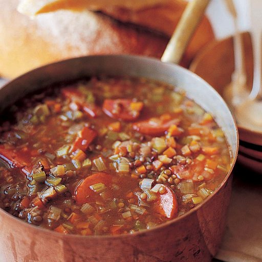 Lentil Sausage Soup (updated)